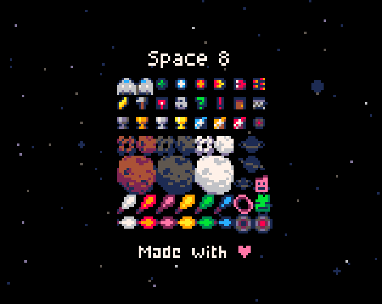 Animated tilesheet preview for Space 8